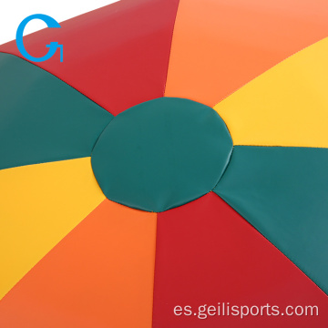 Cúpula arcoíris de espuma de juego suave para niños de colores